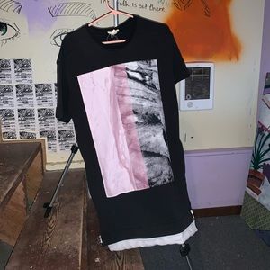 Helmet Lang Black Mason graphic tee shirt t-shirt